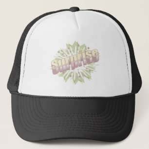 Surprise onomatopoeia explosion trucker hat