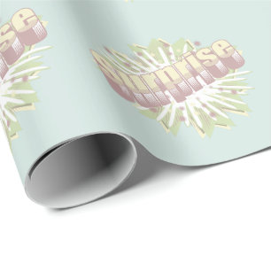 Surprise onomatopoeia explosion wrapping paper