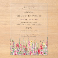 SURPRISE PARTY 19th Birthday August Birth Flower