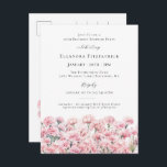 SURPRISE PARTY 30th Birthday January Birth Flower Invitation Postcard<br><div class="desc">Create a beautiful birthday theme for your January celebration around January's Birth Flower - the Carnation.</div>
