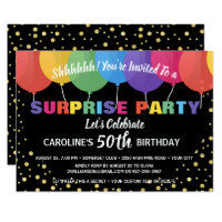 Surprise 70th Birthday Invitations | Zazzle UK