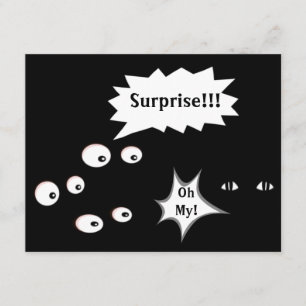 Surprise Party Eyes In The Dark Room Invitation