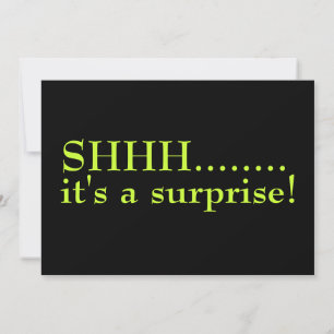 Surprise Party Invitation