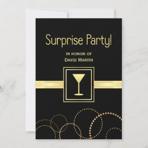 Surprise Party Invitations - Contemporary
