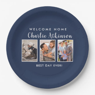 Surprise party photo plate