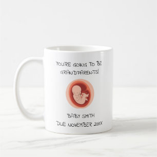Surprise Pregnancy Announcement Reveal Grandma Coffee Mug