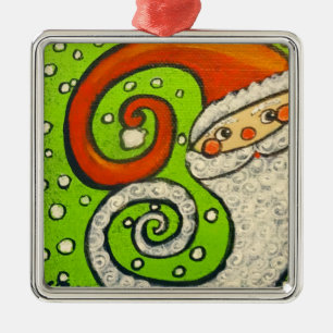 Surprise Santa Christmas Ornament