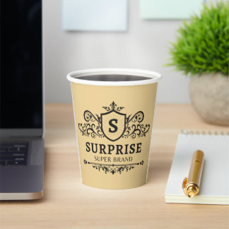 surprise super brand luxury wedding party modern b paper cups