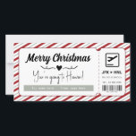 Surprise Vacation Gift Voucher Digital or Printed Holiday Card<br><div class="desc">This Christmas,  surprise your loved ones by giving them a holiday experience they will never forget. This voucher board is perfect for a family or friend,  and is just the ticket for a stress-free holiday.</div>
