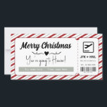 Surprise Vacation Gift Voucher Digital or Printed Holiday Card<br><div class="desc">This Christmas,  surprise your loved ones by giving them a holiday experience they will never forget. This voucher board is perfect for a family or friend,  and is just the ticket for a stress-free holiday.</div>