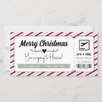 Surprise Vacation Gift Voucher Digital or Printed