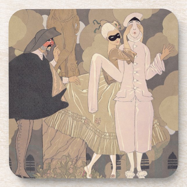 Surprise (w/c on paper) coaster (Front)