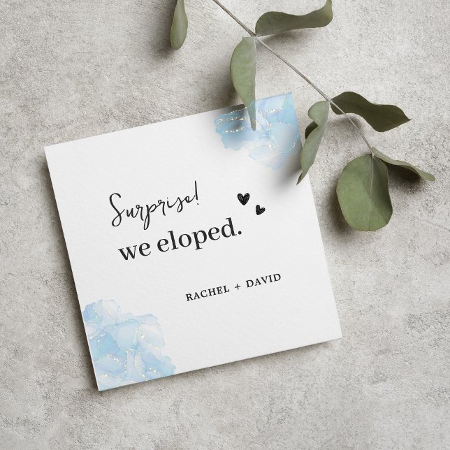 Surprise We eloped Elopement Announcement Party (Creator Uploaded)