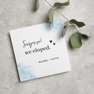 Surprise We eloped Elopement Announcement Party