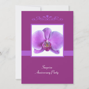 Surprise Wedding Anniversary Party Invitation