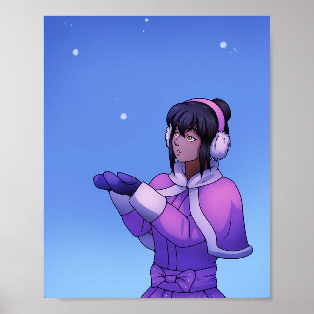 Surprised by Snow Poster (Front)