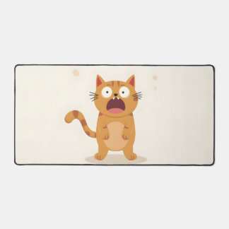 Surprised cat Computer pad