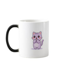 Surprised Cat Cute Cartoon Character