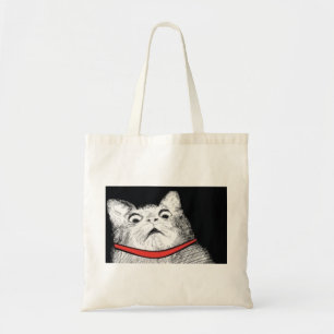 Surprised Cat Gasp Meme - Tote Bag