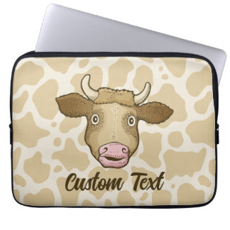 Surprised Cow Laptop Sleeve