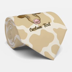 Surprised Cow Tie