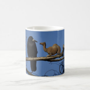 Surprised Crow Coffee Mug
