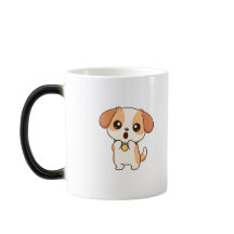 Surprised Dog Cute Cartoon Character Kawaii