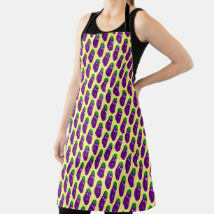Surprised Eggplant by Kenneth Yoncich Apron