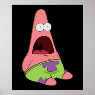 Surprised Patrick  Poster