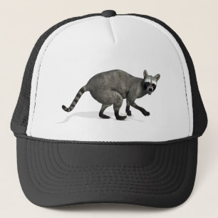 Surprised Racoon Trucker Hat