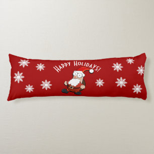 Surprised Santa Custom Body Cushion