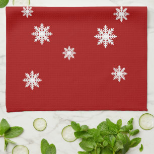 Surprised Santa Custom Tea Towel