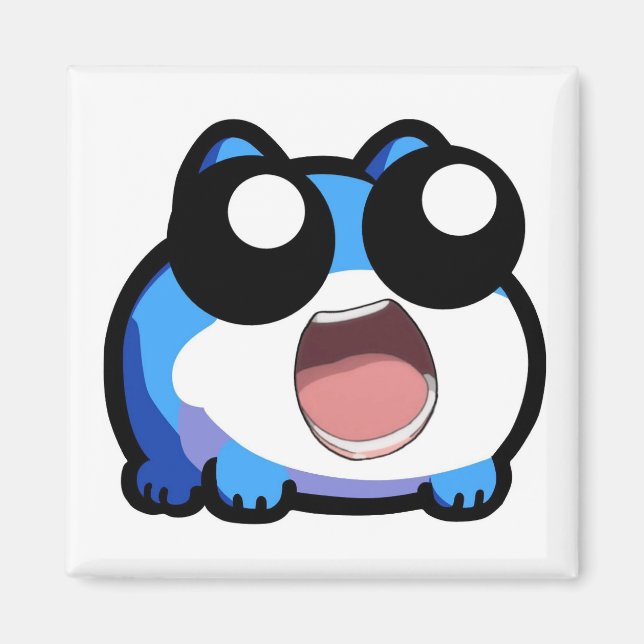 Surprised Toby Magnet (Front)