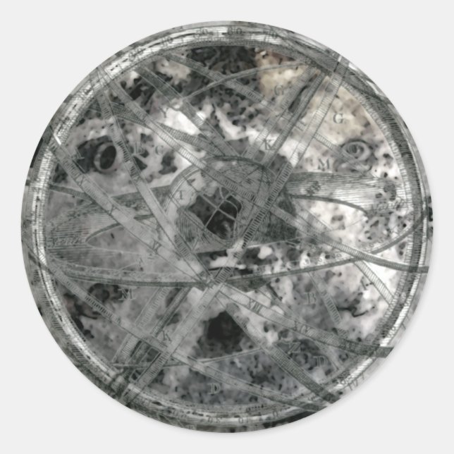 Surprising Time & Space Classic Round Sticker (Front)