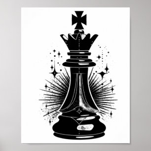 Surreal aesthetic Chess Symbol Poster
