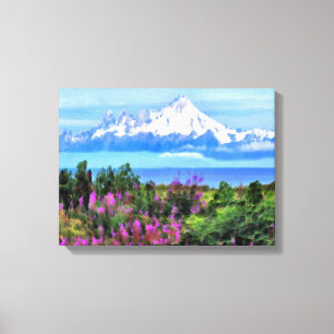 Surreal Alaskan Wilderness Canvas Print