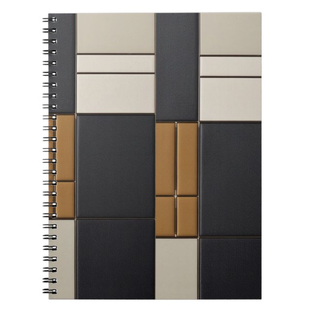 Surreal Architectural Labyrinth Abstract Spiral  Notebook (Front)