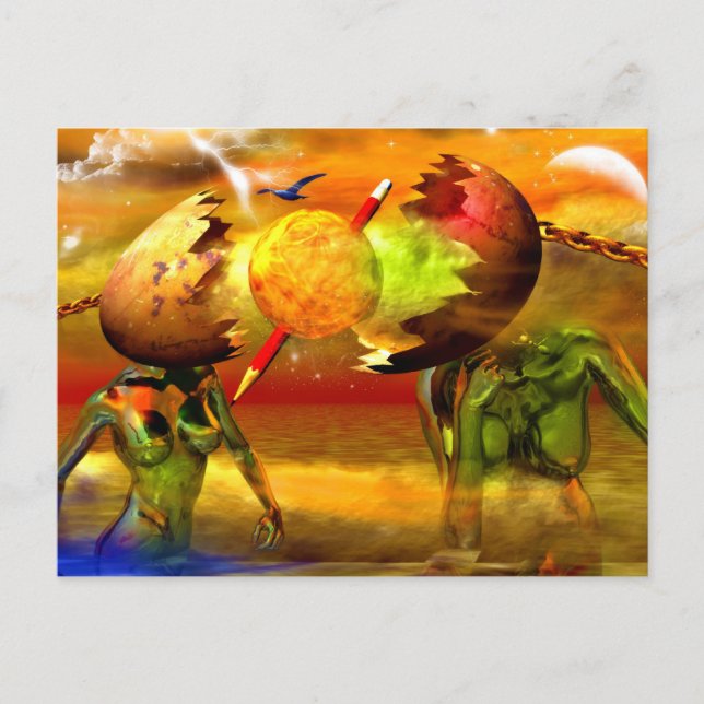 Surreal artworks postcard (Front)