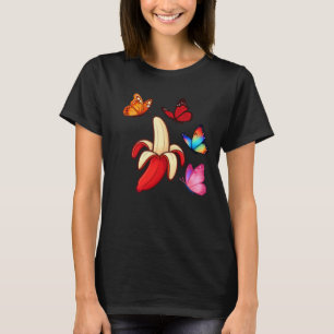 Surreal Banana and Butterflies T-Shirt