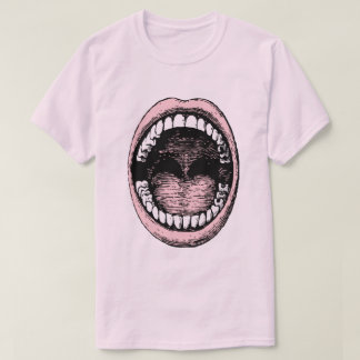 SURREAL BIG MOUTH ILLUSTRATION T-Shirt
