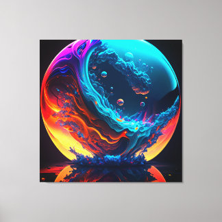 Surreal Bubble-In Canvas Print