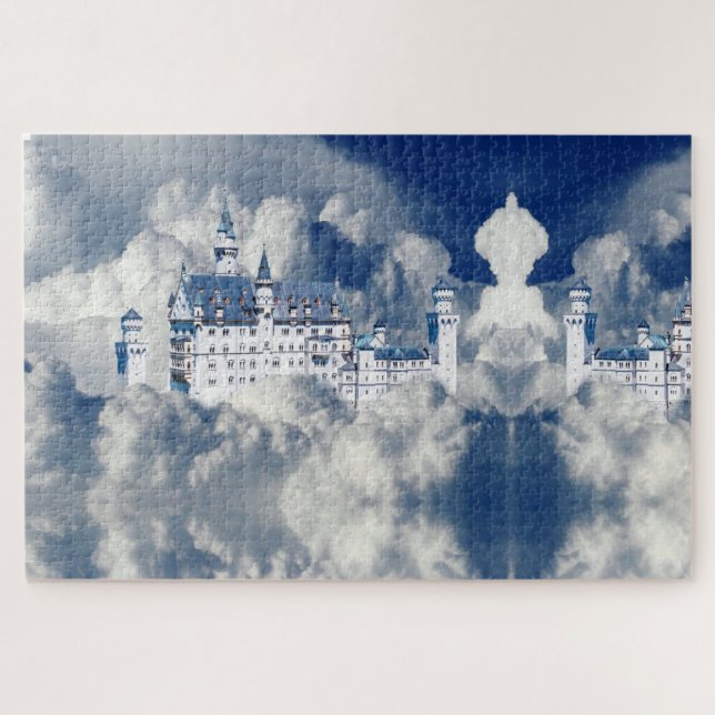 Surreal Castle in the Clouds Jigsaw Puzzle (Horizontal)