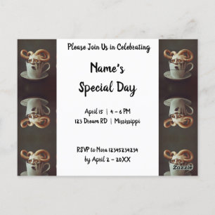 Surreal Coffee Octopus Postcard