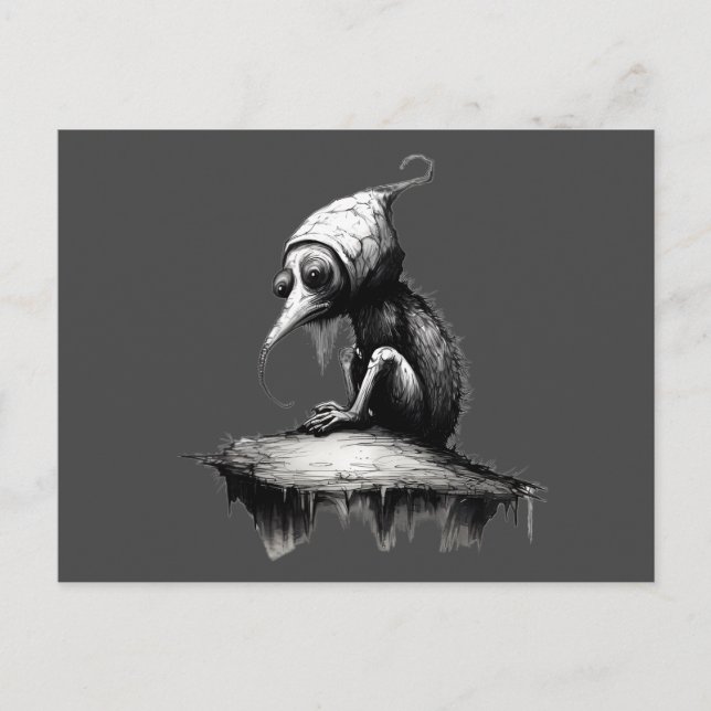 Surreal Creature Postcard (Front)