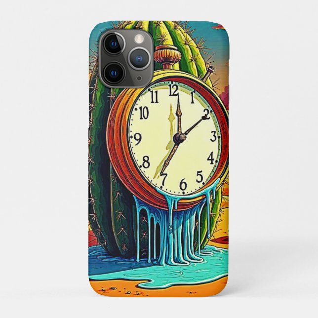 Surreal Desert Clock Art Case-Mate iPhone Case (Back)