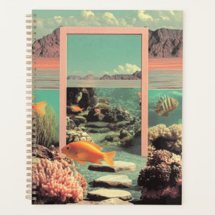 Surreal Desert Ocean with Door Planner