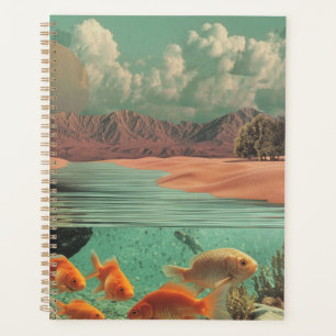 Surreal Doorway in Desert with Underwater Planner