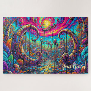 Surreal Dreamscape Portal Colourful Fantasy Jigsaw Puzzle