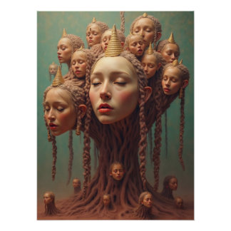 Surreal Dreamscape Poster