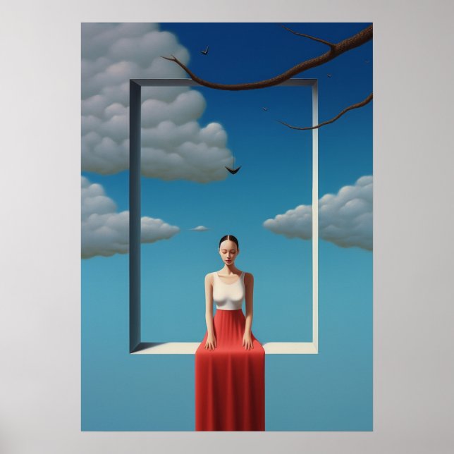 Surreal Dreamscape Poster by Rafal Olbinski - Abst (Front)